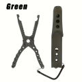 One Multifunctional Fishing Pliers Designed for Cutting Lines, Removing Hooks, and Crimping Sinkers - a Handy and Sturdy Fishing Tool. 