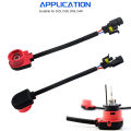2pcs HID Relay Harness D2S D2R D2C 35W/55W AMP Plug Wiring Adapter Bulb/Ballast Connector.