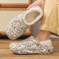 Men's Slippers Shoes for Men Unisex Warm Non-Slip Wear-resistant Thick Bottom Waterproof Add Cotton Heel Covering Fashion New. 