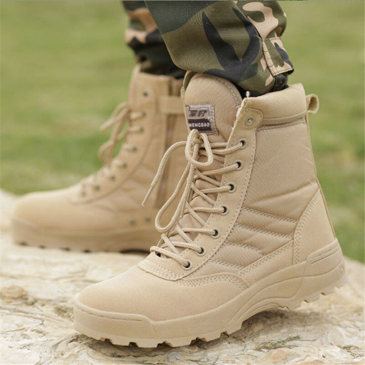 Men's Shoes - Combat Boots Comfortable Hiking Shoes, Sizes 39-46, Shipped from Bangkok.