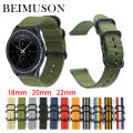 Nylon Watch Band Waterproof Ballistic Nylon One- Military Watch Straps for Men & Women Choice of Color & Width 18mm, 20mm, 22mm. 
