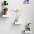 SMALL FLOATING SHELVES :Set of 3 Small Floating Wall Shelves each shelves. 