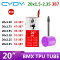 35g CYDY TPU Bike Inner Tube 20" 387 20x1.5 1.75 1.95 2.1 2.25 2.35 Valve length 45mm BMX Camera Bicycle Tire Cycling pneu Tyre. 