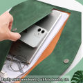 1pcs Leather A4/A5 File Bag Waterproof Wear-resistant Ultra-large Capacity Folder Business Office School File Storage Supplies. 