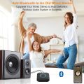 1Mii B06 Plus Bluetooth Receiver, HiFi Wireless Bluetooth 5.1 Receiver with 3D Surround aptX HD aptX Low Latency. 