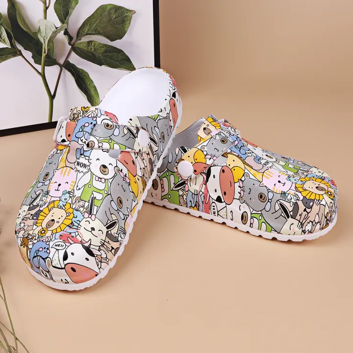 Women's%20Animal%20Print%20Soft%20Sole%20Clogs,%20Comfortable%20EVA%20Upper%20and%20Cushioned%20Sole,%20Lightweight%20and%20Breathable,%20Four%20Seasons%20Casual%20-%20Image%205