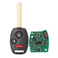 jingyuqin 313.8Mhz Remote Key Fob For Honda CR-V Accord 2008 2009 2010 2011 2012 MLBHLIK-1T ID46 Chip 3/4 Buttons Car Key HON66.