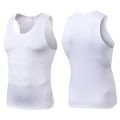 Mens Running Vests Compression Sleeveless Fitness Tight Quick Drying Training Tank Tops Breathable Moisture Basketball Gym Shirt.