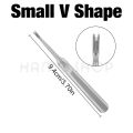 S/L U+V Shaped Leather Tools Groover Skiving Edge Bevelers Trenching Device DIY Handcraft Working Tool Wallet Crease Folded Line.