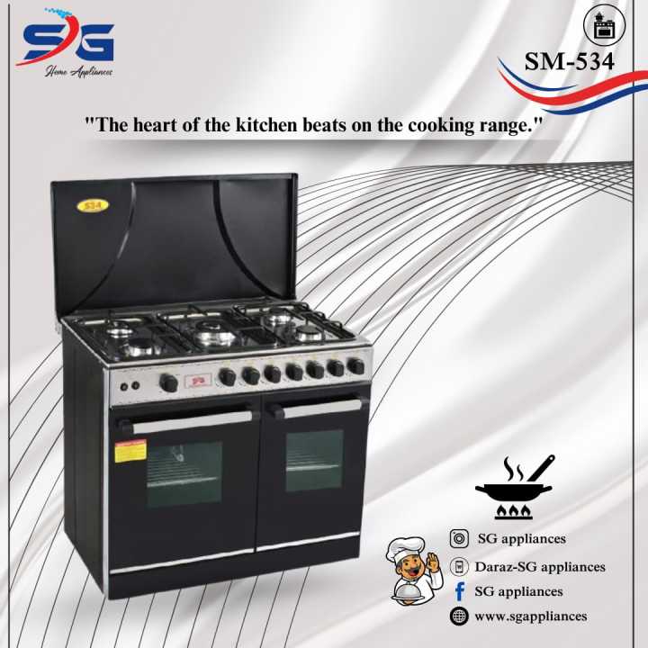 SG Cooking Range With Oven 5 burner