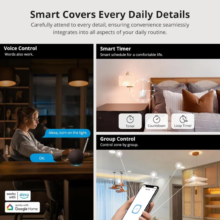 CENFAYA%20ZigBee%20Smart%20Light%20Switch%20Zigbee%20Hub%20Required%20Tuya%20APP%20Voice%20Control%20with%20Alexa%20%20Home%20RF%202.4G%20Remote%20Controller%20lightify%20-%20Image%202