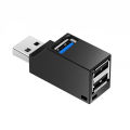 USB 3.0 HUB Adapter Extender Mini Splitter Box 1 to 3 Ports High Speed USB 2.0 For PC Laptop U Disk Card Reader. 