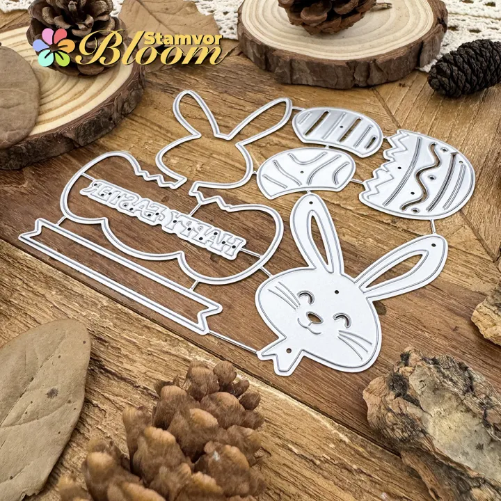 Original%20Lovely%20Layers%20Easter%20Bunny%20With%20Eggs%20Title%20Metal%20Cutting%20Dies%20Scrapbooking%20Decorative%20Embossing%20-%20Image%205