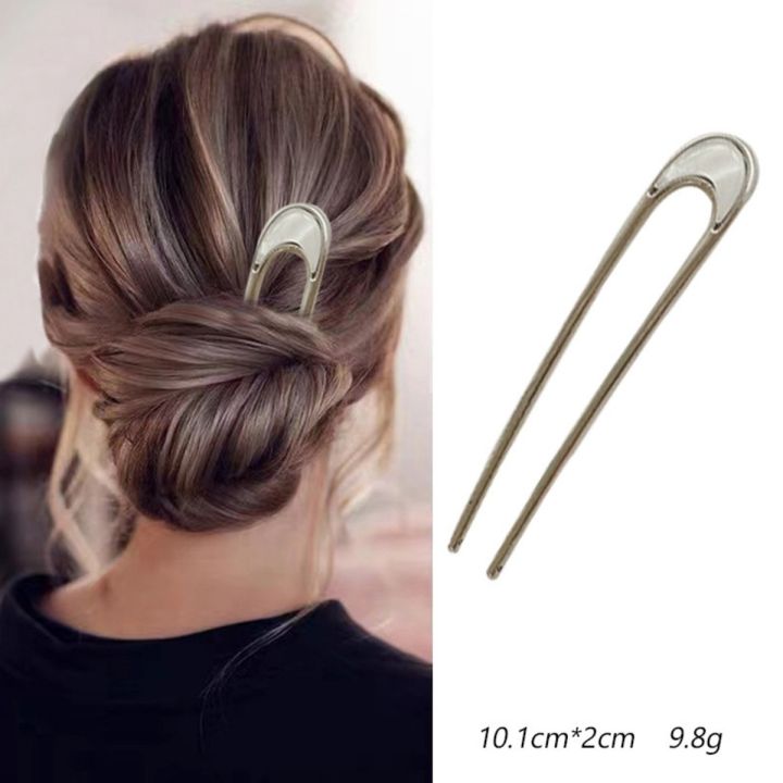 Shell%20Hairpin%20Metal%20U%20Shaped%20Hair%20Pins%20Hair%20Fork%20U%20French%20Hair%20Pin%20Simple%20And%20Fashionable%20Hair%20Accessories%20For%20Women%20-%20Image%202