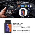 ELM327 V2.1 OBD2 Scanner Bluetooth Car Diagnostic Tool For Android /IOS Code Reader Automotive Fault Detector. 