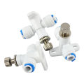 ATWFS 1pcs 1/4'' Flow Control Valve RO Reverse Osmosis Membrane Water Purifier Waste Water Regulator Control Valve. 