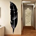 3D Mirror Wall Decor I Wall Stickers I 3D Leaf Mirror Decal I Mirror Wall Art Accents I Acrylic... 