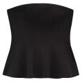HXAO Corset Tube Top Women Summer 2025 White Pink Blue Yellow Black Top Bustier Ruffled Vests Cute Sleeveless Backless Tank Top.