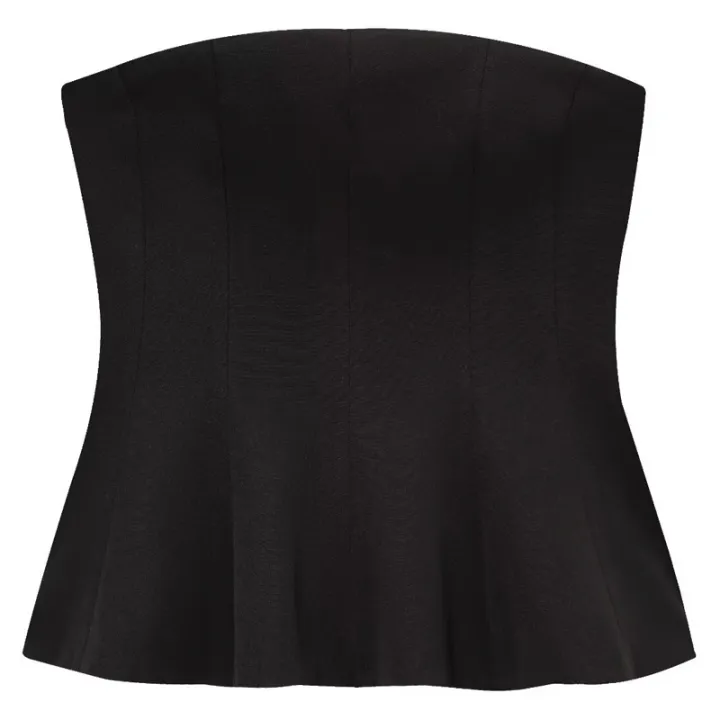 HXAO%20Corset%20Tube%20Top%20Women%20Summer%202025%20White%20Pink%20Blue%20Yellow%20Black%20Top%20Bustier%20Ruffled%20Vests%20Cute%20Sleeveless%20Backless%20Tank%20Top%20-%20Image%208