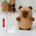 Capybara and Turtle Crochet Kit, Beginner Friendly Cute Animal Crochet Kit Set, Complete DIY Craft Set with Tools & Accessories.