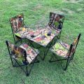 Camping Outdoor Chair Table Set With Bag. 