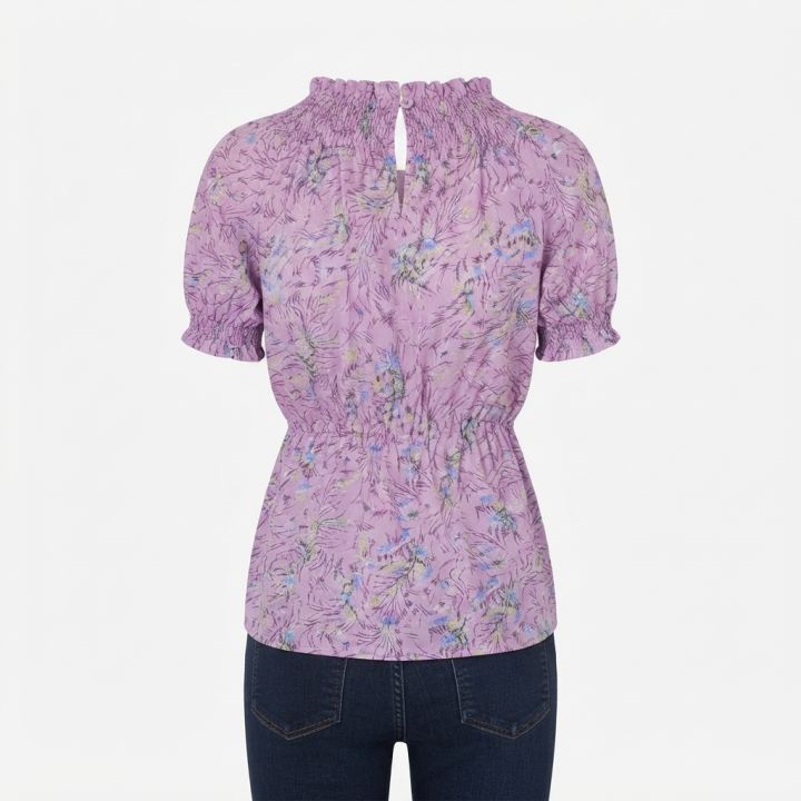 Cotton%20Regular%20Sleeve%20Casual%20T-Shirt%20Top%20for%20Women%20Trendy%20Fashion%20Everyday%20Wear%20Pink%20Color%20-%20Image%202