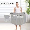 1 coral velvet men's bath towel-adjustable elastic bath towel-soft and skin-friendly, 31.5 * 55 inches, men's outdoor sauna skir. 