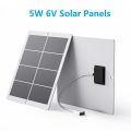 5W Sunpower Portable Solar Panel 6V Solar Plate WithUSB Safe Stabilize Charger For Power Bank Phone Outdoor Camping Home RV .