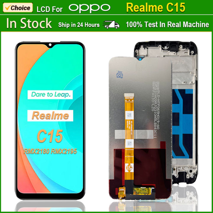 6.5" Display For OPPO Realme C15 LCD Touch Screen Digitizer Assembly Replacement  For Realme C15 LCD RMX2180 RMX2195 LCD Display