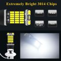 2PCS LED Fog Light H1 LED H3 LED 4014 Chips 45SMD Lamps Bulb Lens 12V Car Bulb Lamps Super Bright Driving DRL Auto Lamp.