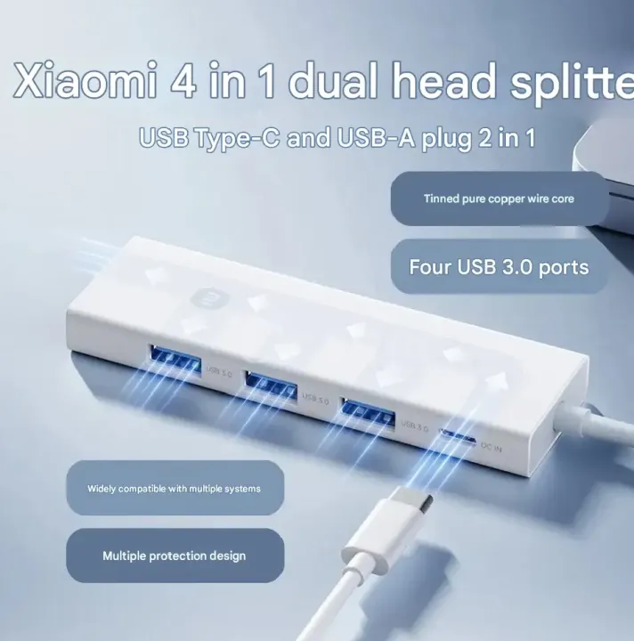 Xiaomi%204-in-1%20Multifunctional%20USB-C%20Hub%20with%20Dual%20USB%20Ports%20&%20HDMI%20Output%20-%20Image%202