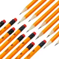 1/5/10Pcs HB Yellow Holder Sketch Pencil Wooden Lead Pencils Childrens Writing Pencils Office Painting Drawing School Stationery. 