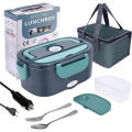 1.5 L 60W Electric Lunch Box Food Warmer Portable Food Heater for Car Or Home - Leak Proof, Lunch Heating Microwave for Truckers.