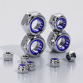 210/150pcs Stainless Steel Hex Lock Nuts, Anti-Slip Self-Locking M3-M8/M4-M6 Assortment for Industrial/Construction/Automotive. 