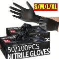 Disposable Nitrile Waterproof Gloves Dish Washing Kitchen Household Gloves Dog Wash Cleaning Glove for Food Working Latex Gloves.