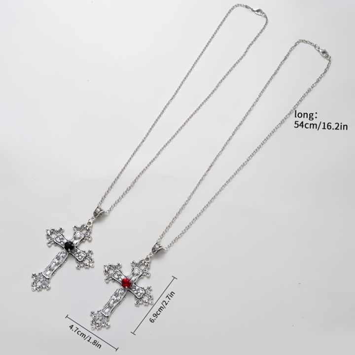 Y2K%20Punk%20Crystal%20Big%20Cross%20Pendant%20Necklaces%20for%20Women%20Men%20Gothic%20Irregular%20Cross%20Clavicle%20Chain%20Necklaces%20Aesthetic%20Jewelry%20-%20Image%206