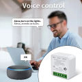 WiFi Switch RF433MHz Wireless Light Switch Work With Tuya Smart Life 1/2/3Gang Wall Switch APP Voice Control Alexa  Home. 