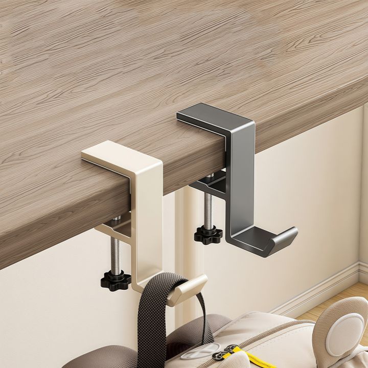 Portable Headset Hanger Punch-free Table Side Hook Wall Hanging Racks ...