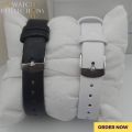 Elite class ladies watches leather strap (pack of two). 