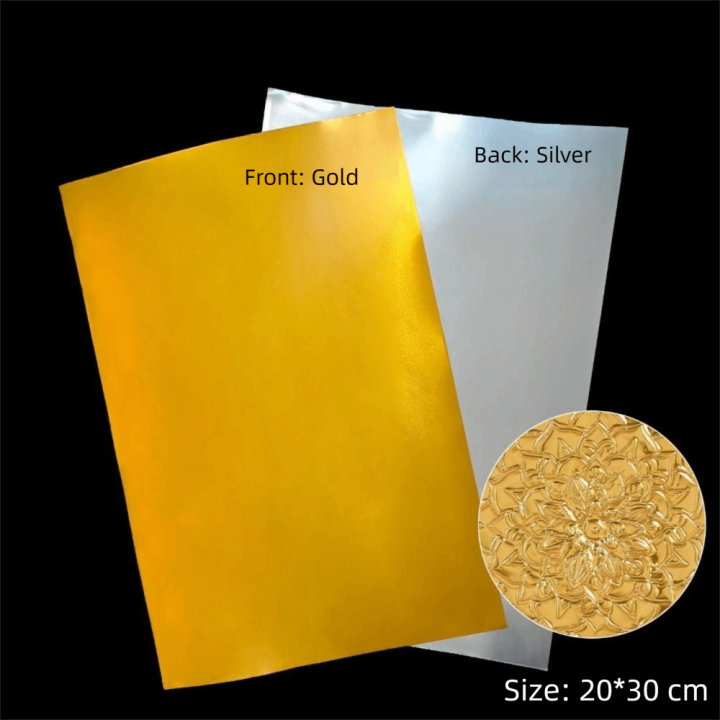 making%2070%20micron%20Thick%20Engraving%20Drawing%20paper%20Gold%20Foil%2020*30cm%20Aluminum%20Foil%20Art%20Paper%20DIY%20Handmade%20Foil%20Paper%20Paper%20Art%20-%20Image%206