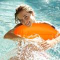Inflatable Open Swimming Buoy Tow Float Dry Bag Double Air Bag With Waist Belt For Swimming Water Sport Storage Safety Bag.