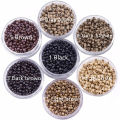 1000pcs/500pcs  Nano Silicone Micro Link Hair Extension Beads, 3mm - Comfortable & Secure for All Hair Types. 