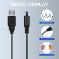 1.5M USB Charging Cable for DSi Game console For NDSI 3DS 2DS XL/LL New 3DSXL/3DSLL 2DS XL Power Cable Cord Line Wire.