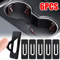 Universal Car Cup Holder Insert Limiter Slot Slip Limit Clip Elastic Silica Gel Anti Shake Fixed Bottle Glass Cup Drink Holders. 