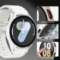 Glass+PC Case for Samsung Galaxy Watch 7/FE 40 44mm All-Around Screen Protector Bumper With Tempered Glass for Galaxy Watch FE. 