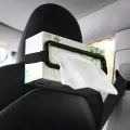 Car Tissue Rack Clip For Car Universal Sun Visor Napkin Box Seat Back Tissue Holder Auto Interior Elastic Hanging Paper Cover. 