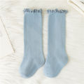 Winter Autumn Baby Girls Ruffle Socks Knee High Lace Long Sock Kids Soft Cotton Toddlers Children Princess Socks For 0-5 Years. 
