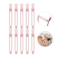 UMUST Silicone Cable Ties,Cord Organizer,Cable Straps,Reusable Cord Ties,Travel Cable Organizer ,Cute Elastic Tie, Wire Ties. 