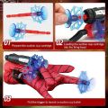 Spiderman Web discharge toy for Kids Silly String,Spider Role-Play Toy,Hero Launcherr Spider Kids Plastic Cosplay Glove Hero Movie Launcherr Wrist Toy Set for Kids Boys Costume Cosplay Gift (1 Set). 