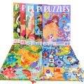 Wooden Jigsaw Magnetic 3D Puzzles Book Educational Toys For Children Baby Kid Portable Montessori Learning Intelligence ﻿Toys. 